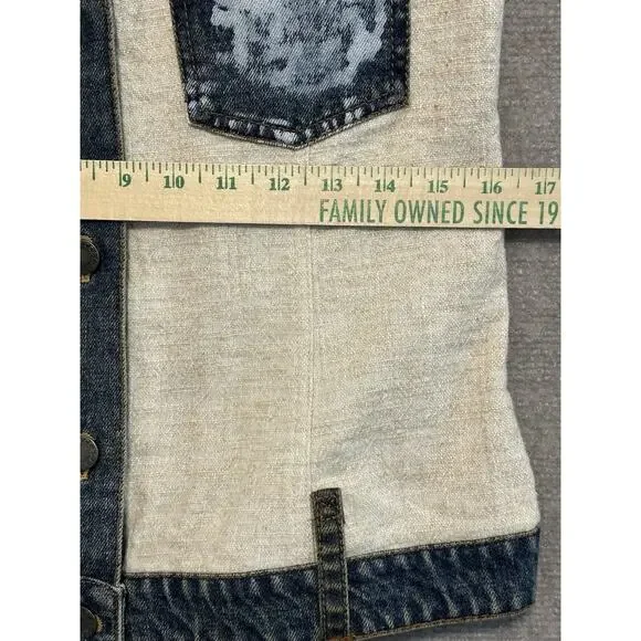 Dolce & Gabbana Jacket Denim Linen Leopard Italy Women's Eu 40 US 6 - Picture 9 of 16